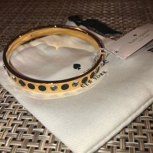 Gold and black Kate spade bangle